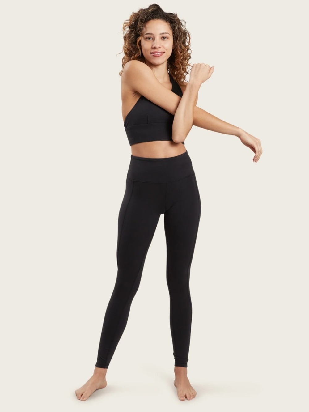 Italic Aura High Rise Leggings in black, size XL
